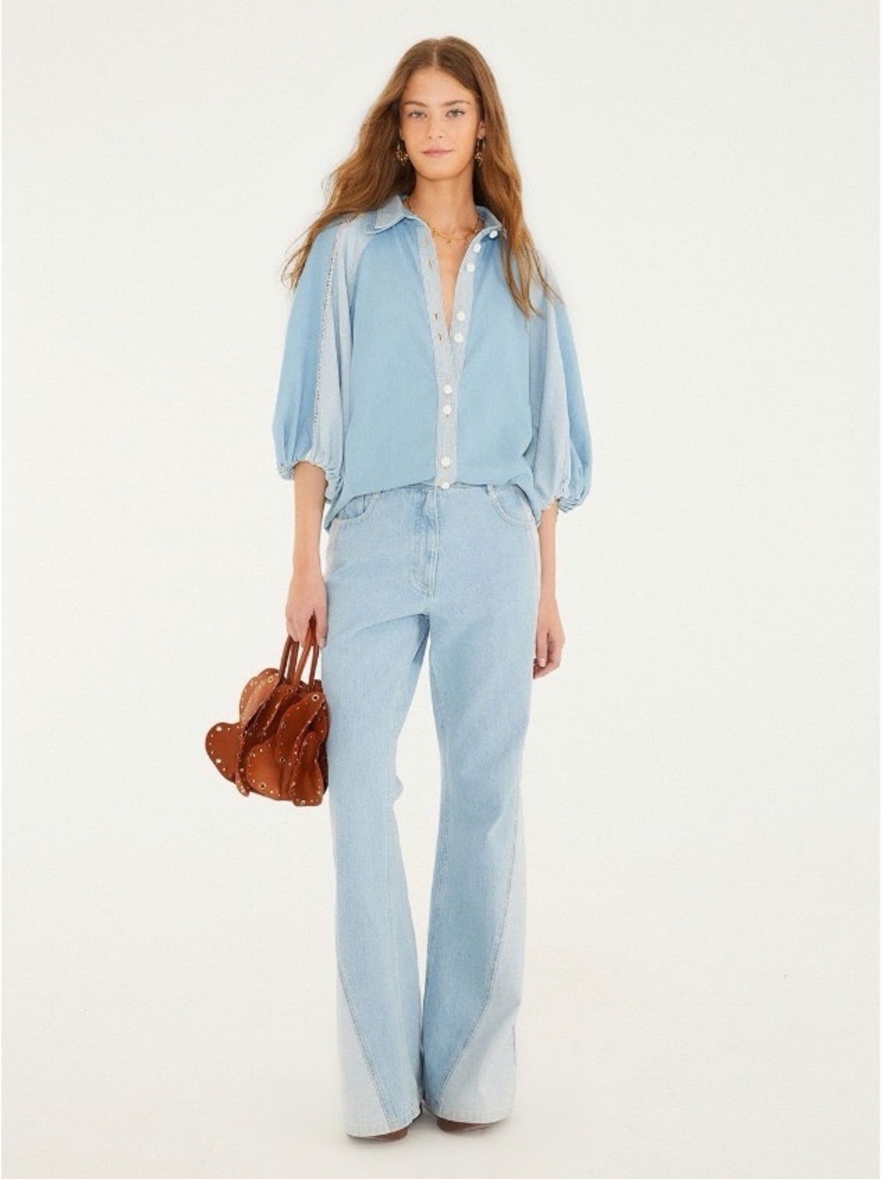 Farm Rio: Tree Light Colors Pants (Denim Pants)